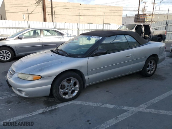 2000 Chrysler Sebring JXi with VIN 3C3EL55H6YT259703, listed as a Copart auction lot 85143954 with 115,771 mi miles and Clean Title. Bid and sale history available at carsss.com. Image 1.