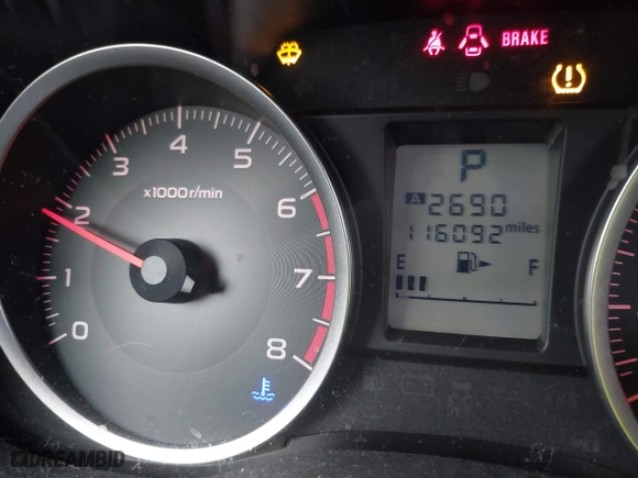 2014 Subaru Forester 2.5i Premium with VIN JF2SJAEC4EH542842, listed as a IAAI auction lot 41884132 with 116,092 mi miles. Bid and sale history available at carsss.com. Image 15.