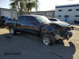 2008 Dodge Dakota SLT with VIN 1D7HW48N28S567955, listed as a Copart auction lot 57846685 with 227,084 mi miles and Salvage title. Bid and sale history available at DreamBid. Image 4.