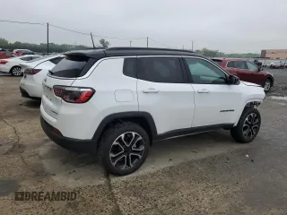 2024 Jeep Compass Limited с VIN 3C4NJDCN4RT578913, выставлен на аукционе Copart как лот 55625155 с пробегом 18 880 миль миль и Списание • Salvage title. История ставок и продаж доступна на DreamBid. Изображение 3.
