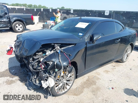 2010 Lexus IS 250 C with VIN JTHFF2C27A2508603, listed as a IAAI auction lot 42402256 with 164,938 mi miles and . Bid and sale history available at DreamBid. Image 2.