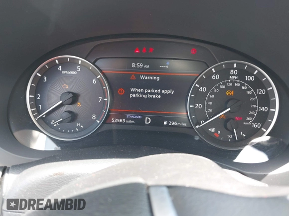2019 Infiniti QX50 Essential with VIN 3PCAJ5M35KF125258, listed as a IAAI auction lot 42267473 with 53,563 mi miles and . Bid and sale history available at DreamBid. Image 7.