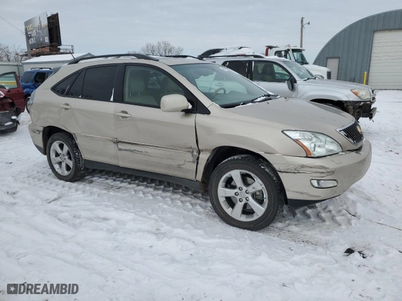 2004 Lexus RX 330 with VIN JTJHA31U740006142, listed as a Copart auction lot 44816205 with 192,564 mi miles and Salvage Title. Bid and sale history available at carsss.com. Image 4.