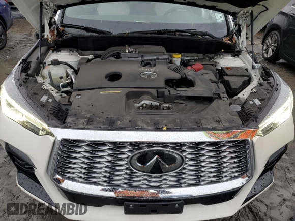 2023 Infiniti QX55 Luxe z VIN 3PCAJ5JR1PF106870, wystawiony jako Copart lot #82974974 z przebiegiem 24 001 mil mil oraz Szkoda całkowita • Salvage title. Historia ofert i sprzedaży dostępna na DreamBid. Obrazek 12.