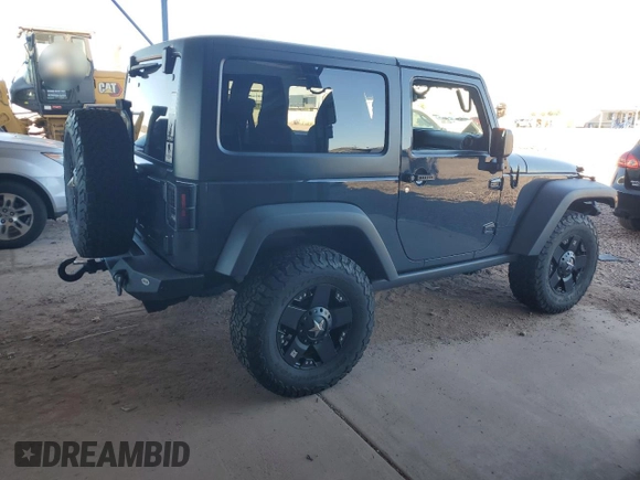 2017 Jeep Wrangler Sport with VIN 1C4AJWAG5HL662456, listed as a Copart auction lot 50166505 with 61,249 mi miles and Salvage Title. Bid and sale history available at DreamBid. Image 3.