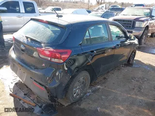 2019 Kia Rio 5-Door S with VIN 3KPA25AB6KE232835, listed as a IAAI auction lot 41558225 with 127,589 mi miles. Bid and sale history available at carsss.com. Image 4.