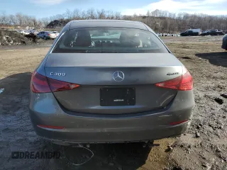 2024 Mercedes-Benz C 300 with VIN W1KAF4HB3RR230548, listed as a Copart auction lot 46649255 with Not Provided miles and Salvage Title. Bid and sale history available at DreamBid. Image 6.
