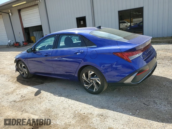 2024 Hyundai Elantra SEL with VIN KMHLS4DG5RU761646, listed as a Copart auction lot 50227625 with 8,609 mi miles and Salvage title. Bid and sale history available at DreamBid. Image 2.