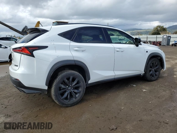 2019 Lexus NX with VIN JTJYARBZ6K2123676, listed as a Copart auction lot 49687845 with 71,143 mi miles and Salvage Title. Bid and sale history available at carsss.com. Image 3.