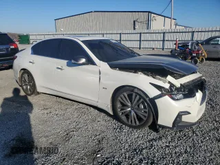 2018 Infiniti Q50 3.0t LUXE with VIN JN1EV7AP7JM360648, listed as a Copart auction lot 88972065 with 87,567 mi miles and Salvage Title. Bid and sale history available at carsss.com. Image 4.