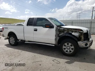 2012 Ford F-150 XL with VIN 1FTFX1EF8CFA01181, listed as a Copart auction lot 53817585 with 186,548 mi miles and Salvage Title. Bid and sale history available at carsss.com. Image 4.