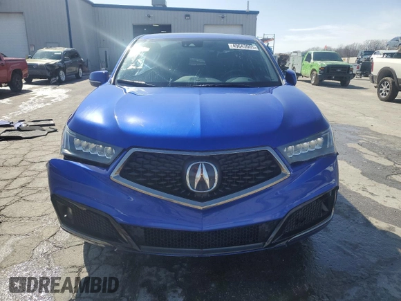 2020 Acura MDX Technology with VIN 5J8YD4H08LL021282, listed as a Copart auction lot 49643005 with 114,218 mi miles and Salvage title. Bid and sale history available at DreamBid. Image 5.