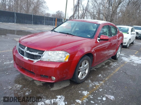 2010 Dodge Avenger R/T with VIN 1B3CC5FB4AN129049, listed as a IAAI auction lot 41714988 with 237,047 mi miles. Bid and sale history available at carsss.com. Image 2.
