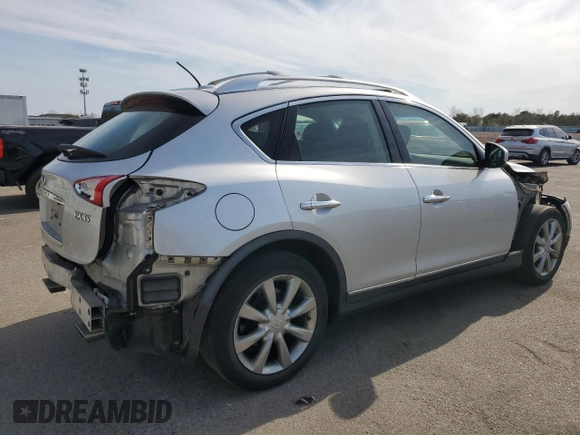 2012 Infiniti EX Journey with VIN JN1AJ0HR7CM450636, listed as a Copart auction lot 54300375 with 66,786 mi miles and Salvage Title. Bid and sale history available at carsss.com. Image 3.
