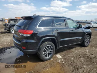 2018 Jeep Grand Cherokee Limited with VIN 1C4RJFBG0JC363271, listed as a Copart auction lot 52819605 with 77,576 mi miles and Salvage Title. Bid and sale history available at DreamBid. Image 3.