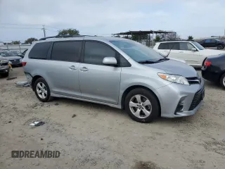 2020 Toyota Sienna LE Auto Access Seat with VIN 5TDKZ3DC4LS061907, listed as a Copart auction lot 50261305 with 80,784 mi miles and Salvage Title. Bid and sale history available at carsss.com. Image 4.