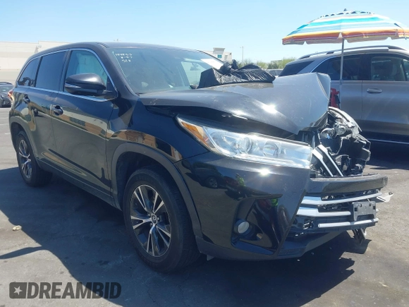 2018 Toyota Highlander LE with VIN 5TDZZRFH7JS265754, listed as a IAAI auction lot 41988890 with 120,082 mi miles and . Bid and sale history available at DreamBid. Image 1.