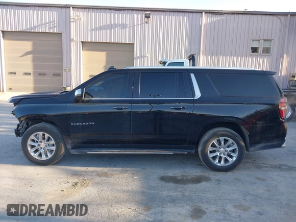 2023 Chevrolet Suburban Premier with VIN 1GNSKFKD3PR263697, listed as a IAAI auction lot 41903910 with 31,574 mi miles and . Bid and sale history available at DreamBid. Image 14.