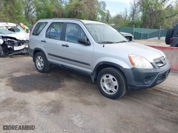 2005 Honda CR-V LX with VIN SHSRD78595U321847, listed as a IAAI auction lot 42099841 with 212,423 mi miles. Bid and sale history available at carsss.com. Image 1.