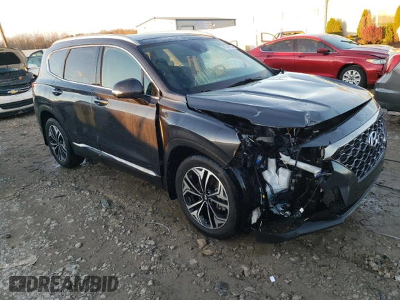 2020 Hyundai Santa Fe Limited with VIN 5NMS5CAA9LH234287, listed as a Copart auction lot 81342104 with 13,639 mi miles and Salvage Title. Bid and sale history available at carsss.com. Image 4.