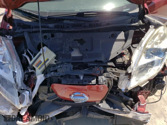2015 Nissan LEAF SV with VIN 1N4AZ0CPXFC309636, listed as a Copart auction lot 57263473 with 0 mi miles. Bid and sale history available at carsss.com. Image 12.