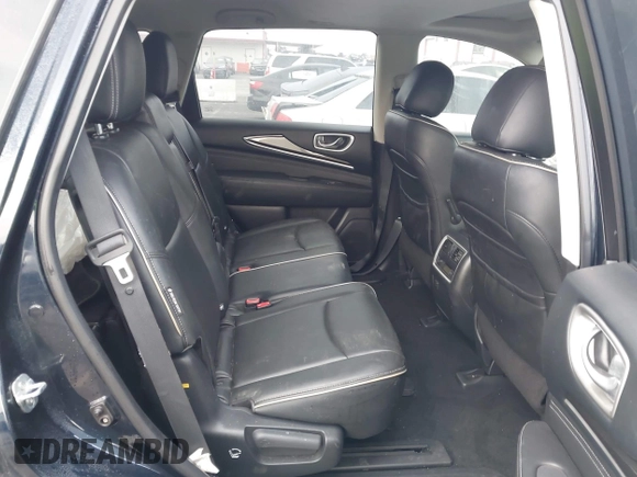 2019 Infiniti QX60 LUXE with VIN 5N1DL0MN1KC512944, listed as a IAAI auction lot 41515162 with 60,090 mi miles. Bid and sale history available at carsss.com. Image 8.