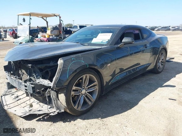 2018 Chevrolet Camaro 1LT with VIN 1G1FB1RS8J0163715, listed as a IAAI auction lot 41488054 with NaN miles. Bid and sale history available at carsss.com. Image 2.