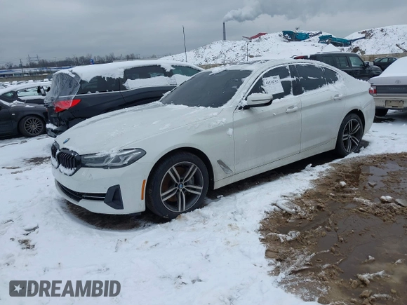 2021 BMW 5 Series 540i xDrive with VIN WBA73BJ06MWX35226, listed as a IAAI auction lot 41534763 with 30,816 mi miles and . Bid and sale history available at DreamBid. Image 20.