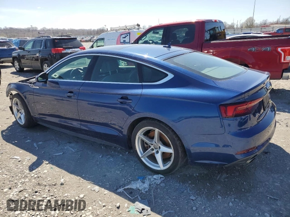 2018 Audi A5 Sportback Premium Plus с VIN WAUENCF5XJA052319, выставлен на аукционе Copart как лот 44125225 с пробегом Не указан миль и Списание • Salvage title. История ставок и продаж доступна на DreamBid. Изображение 2.