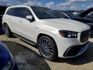 2021 Mercedes-Benz GLS with VIN 4JGFF8KE6MA464471, listed as a Copart auction lot 77275104 with 0 mi miles and Non Repairable. Bid and sale history available at carsss.com. Image 4.