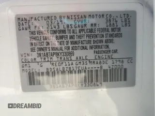 2019 Nissan Sentra S z VIN 3N1AB7AP8KY330869, wystawiony jako Copart lot #52494925 z przebiegiem 40 836 mil mil oraz Szkoda całkowita • Salvage title. Historia ofert i sprzedaży dostępna na DreamBid. Obrazek 13.
