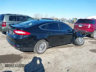 2016 Ford Fusion Titanium with VIN 3FA6P0K95GR135766, listed as a IAAI auction lot 41735040 with 99,256 mi miles. Bid and sale history available at carsss.com. Image 4.