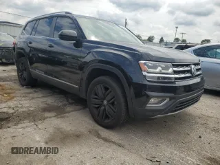 2019 Volkswagen Atlas SEL with VIN 1V2MR2CA0KC526622, listed as a Copart auction lot 58791515 with 65,157 mi miles and Salvage title. Bid and sale history available at DreamBid. Image 4.