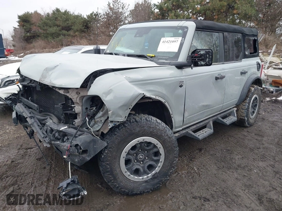2024 Ford Bronco Big Bend with VIN 1FMDE7BH1RLA98283, listed as a IAAI auction lot 41421097 with 6,418 mi miles and . Bid and sale history available at DreamBid. Image 17.