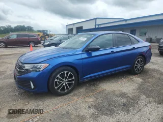 2023 Volkswagen Jetta Sport with VIN 3VWBM7BU8PM035024, listed as a Copart auction lot 62305875 with 25,283 mi miles and Salvage title. Bid and sale history available at DreamBid. Image 1.
