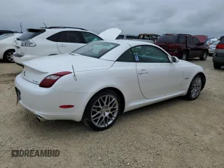 2007 Lexus SC 430 with VIN JTHFN45Y279011569, listed as a Copart auction lot 74418794 with Not Provided miles and Salvage Title. Bid and sale history available at DreamBid. Image 3.
