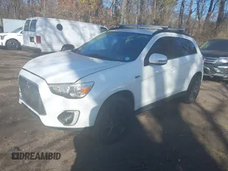 2015 Mitsubishi Outlander Sport 2.4 GT with VIN 4A4AR4AW2FE032859, listed as a IAAI auction lot 41688091 with 200,394 mi miles. Bid and sale history available at carsss.com. Image 2.