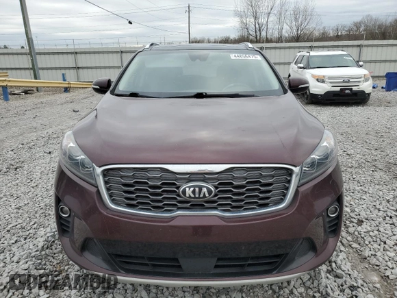 2019 Kia Sorento EX Sport V6 with VIN 5XYPH4A57KG610337, listed as a Copart auction lot 44856475 with 119,759 mi miles and Salvage Title. Bid and sale history available at carsss.com. Image 5.