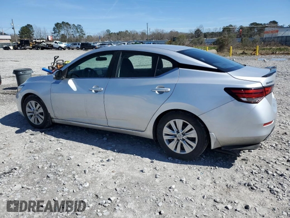 2020 Nissan Sentra S with VIN 3N1AB8BV4LY278841, listed as a Copart auction lot 46375875 with 62,974 mi miles and Salvage Title. Bid and sale history available at carsss.com. Image 2.