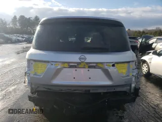 2022 Nissan Armada SV with VIN JN8AY2AD9N9677159, listed as a Copart auction lot 42674435 with 66,446 mi miles and Salvage Title. Bid and sale history available at carsss.com. Image 6.