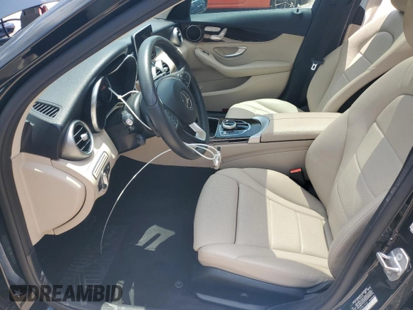 2018 Mercedes-Benz C 300 with VIN WDDWF4JB5JR419500, listed as a Copart auction lot 60235995 with 37,014 mi miles and Salvage title. Bid and sale history available at DreamBid. Image 7.