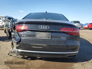 2015 Audi A8 L 4.0T with VIN WAU32AFD7FN041466, listed as a Copart auction lot 47211805 with 85,446 mi miles and Salvage Title. Bid and sale history available at carsss.com. Image 6.