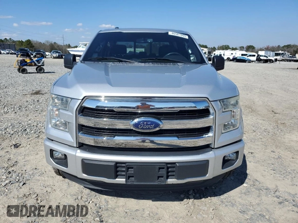 2015 Ford F-150 XL with VIN 1FTEW1CF2FKF15203, listed as a Copart auction lot 46581995 with 159,976 mi miles and Salvage Title. Bid and sale history available at carsss.com. Image 5.