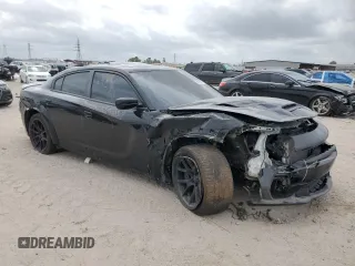 2023 Dodge Charger SRT Hellcat Widebody Jailbreak with VIN 2C3CDXL97PH514569, listed as a Copart auction lot 50168415 with 35,968 mi miles and Salvage Title. Bid and sale history available at carsss.com. Image 4.