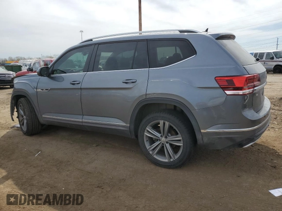 2019 Volkswagen Atlas SE with VIN 1V2XR2CA2KC518325, listed as a Copart auction lot 53628415 with 62,298 mi miles and Clean title. Bid and sale history available at DreamBid. Image 2.