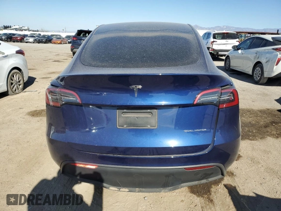 2023 Tesla Model Y Long Range with VIN 7SAYGDEE3PA081226, listed as a Copart auction lot 88674385 with Not Provided miles and Salvage Title. Bid and sale history available at DreamBid. Image 6.