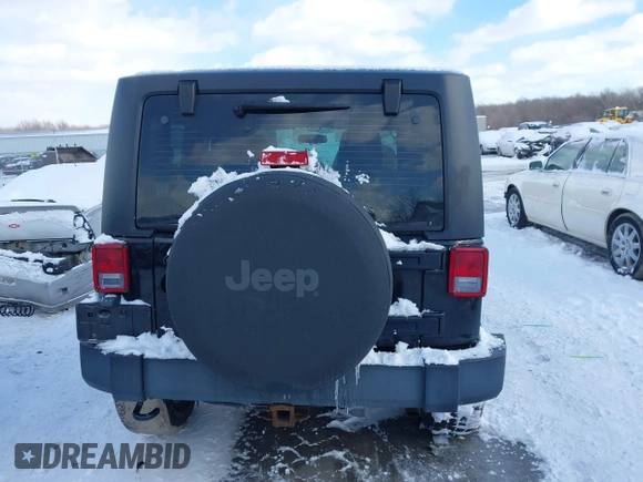 2014 Jeep Wrangler Sport with VIN 1C4AJWAG5EL285994, listed as a IAAI auction lot 41558673 with 98,779 mi miles and . Bid and sale history available at DreamBid. Image 15.