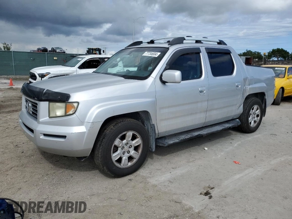 2006 Honda Ridgeline RTL with VIN 2HJYK16586H530898, listed as a Copart auction lot 77734934 with 137,560 mi miles and Clean Title. Bid and sale history available at carsss.com. Image 1.