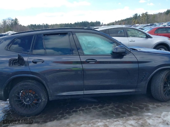 2023 BMW X3 xDrive30i with VIN 5UX53DP04P9R92738, listed as a IAAI auction lot 41641303 with 1 mi miles. Bid and sale history available at carsss.com. Image 13.