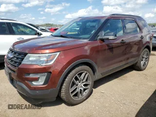 2016 Ford Explorer Sport with VIN 1FM5K8GT8GGD11171, listed as a Copart auction lot 62823625 with 163,792 mi miles and Salvage title. Bid and sale history available at DreamBid. Image 1.